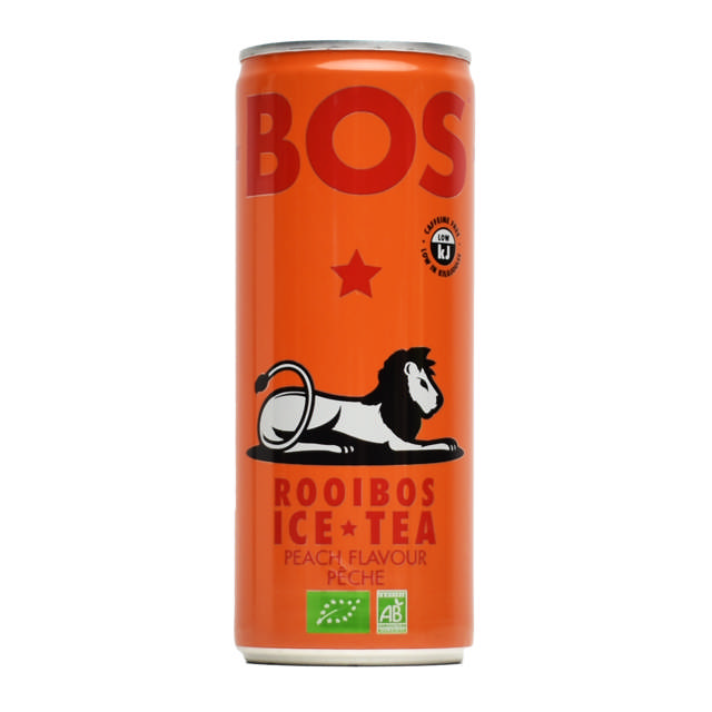 Bos ice tea peach 12*25cl Bio