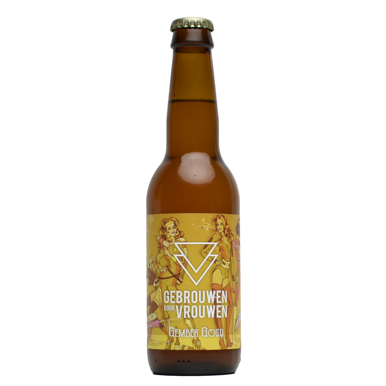 Gebrouwen door vrouwen Gember Goud 12*33cl