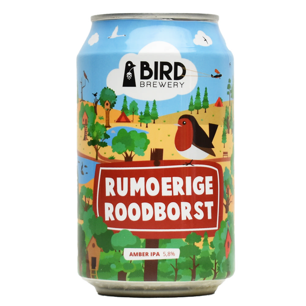 Bird Brewery rumoerige roodborst 12*33cl Blik